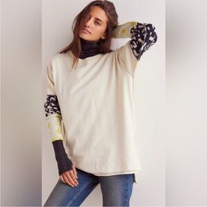 FREE PEOPLE WE THE FREE TIGER STYLE CUFF LONG SLEEVE